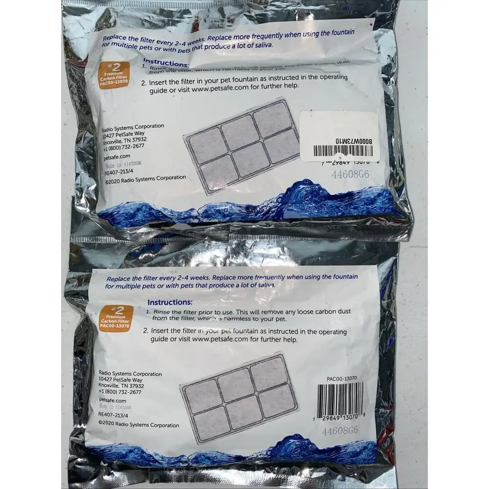 3 Pack‎ X 2 PetSafe Drinkwell Premium Replacement Carbon Filters PAC00-13070 NEW